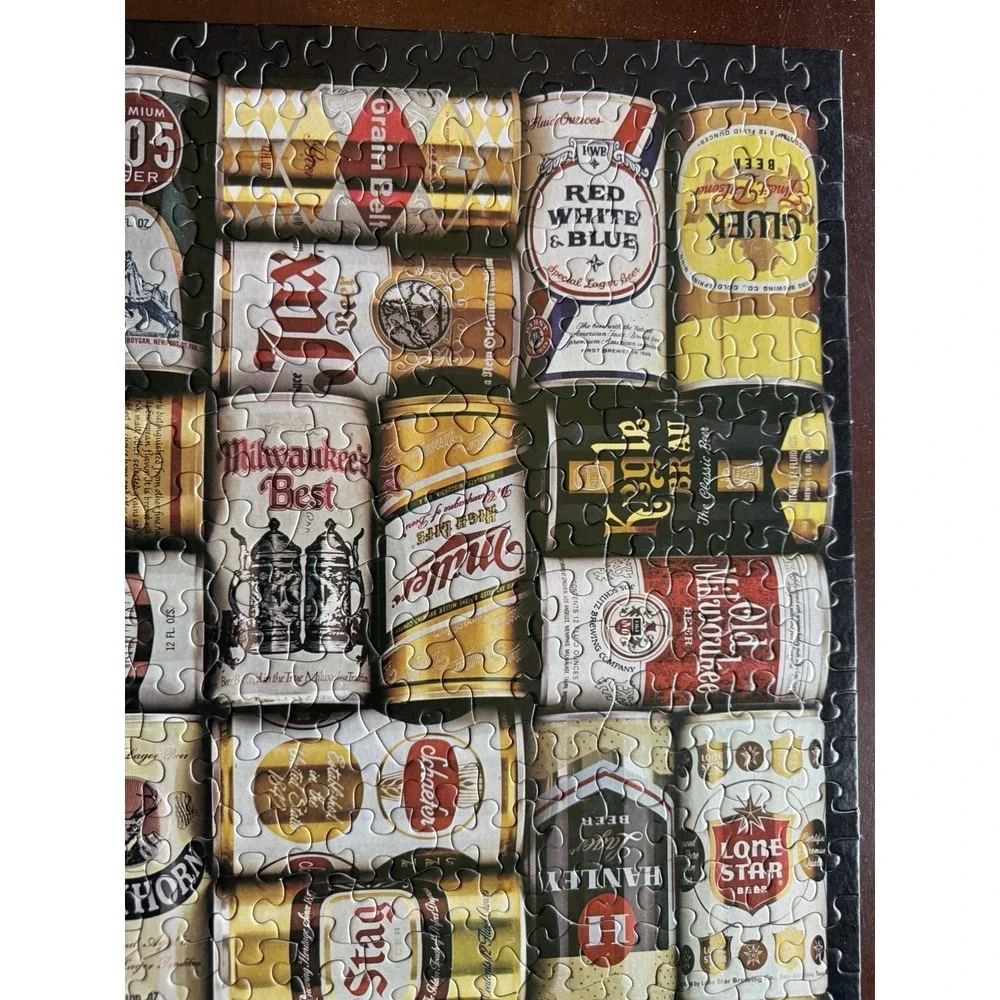Springbok What's Your Pleasure Beer Puzzle Over 500 Pieces Vintage Complete - Picture 5 of 16